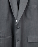 Antraciet met rode strepen, kasjmier