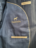 Falabella donkerblauw met strepen