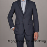 2 knoops blauw strak pak