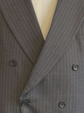 Donkegrijze pinstripe, double breasted, Broekman, Vitale Barberis Canonico