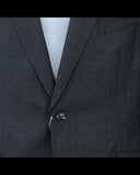 Grijs puur scheerwol pak, Van Gils