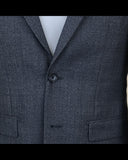 Grijs gemeleerde stof, waterafstotend, Van Gils