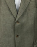 Burberry London pak in groen met strepen van Vitale Barberis Canonico stof