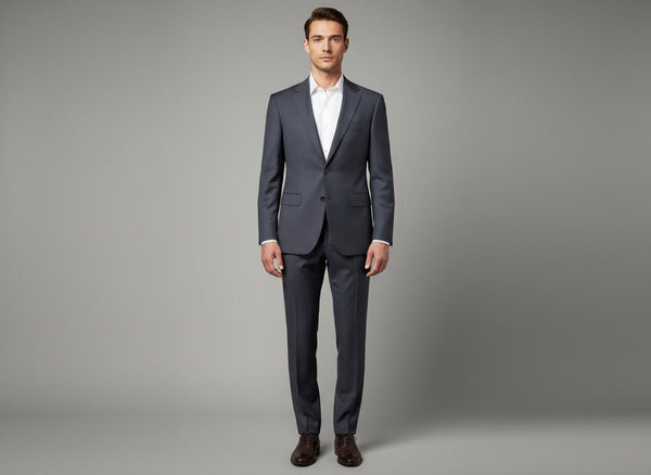 Wollen pak met bemberg voering