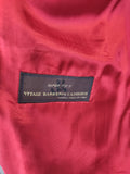 Grijs-bruin pak met rode voering van Vitale Barberis Canonico stof