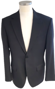 Antraciet met subtiele, strepen S150 wol en cupro voering, Boss